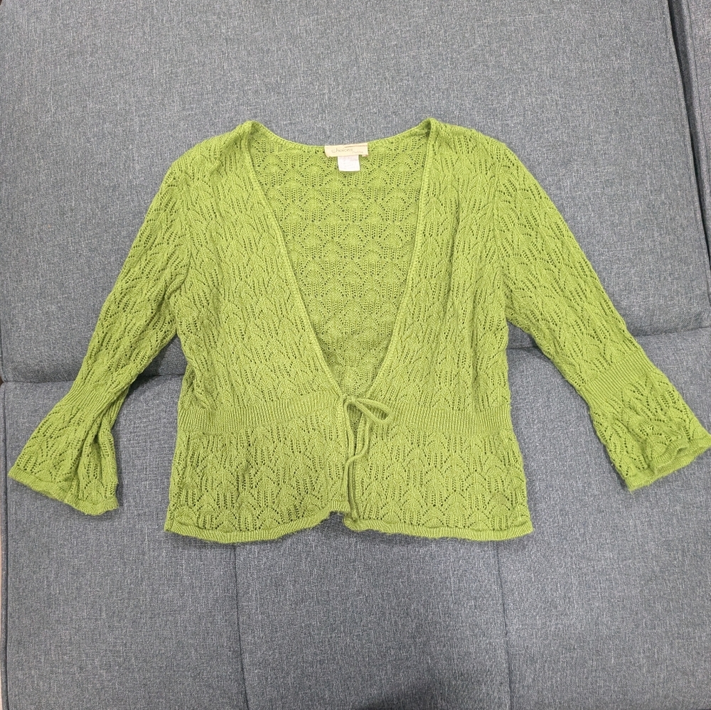Choices Lime Green Women's Cardigan